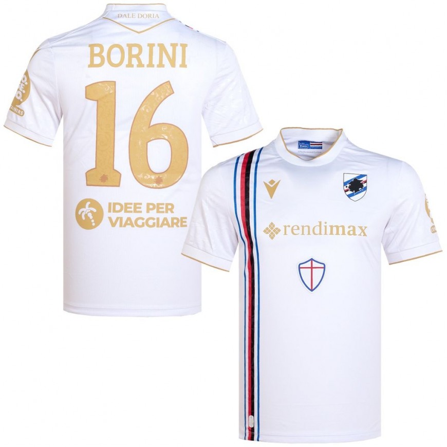 macron - 2024-25 sampdoria away shirt borini 16