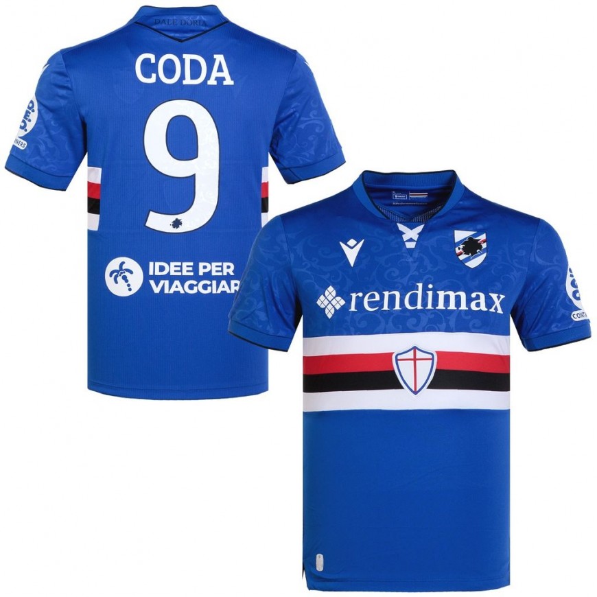 macron - 2024-25 sampdoria home shirt coda 9