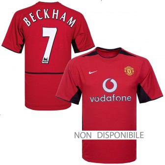 nike - 2003-04 manchester united home shirt beckham 7 (L)