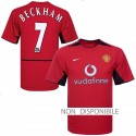 nike - 2003-04 manchester united home shirt beckham 7 (L)