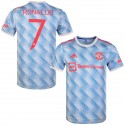 ADIDAS - 2021-22 MANCHESTER UNITED AWAY AUTHENTIC SHIRT RONALDO 7 (M) 9/10