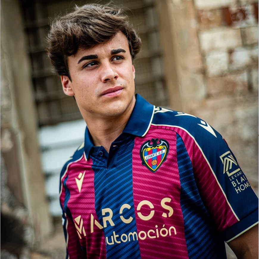 macron - 2025-26 levante home shirt
