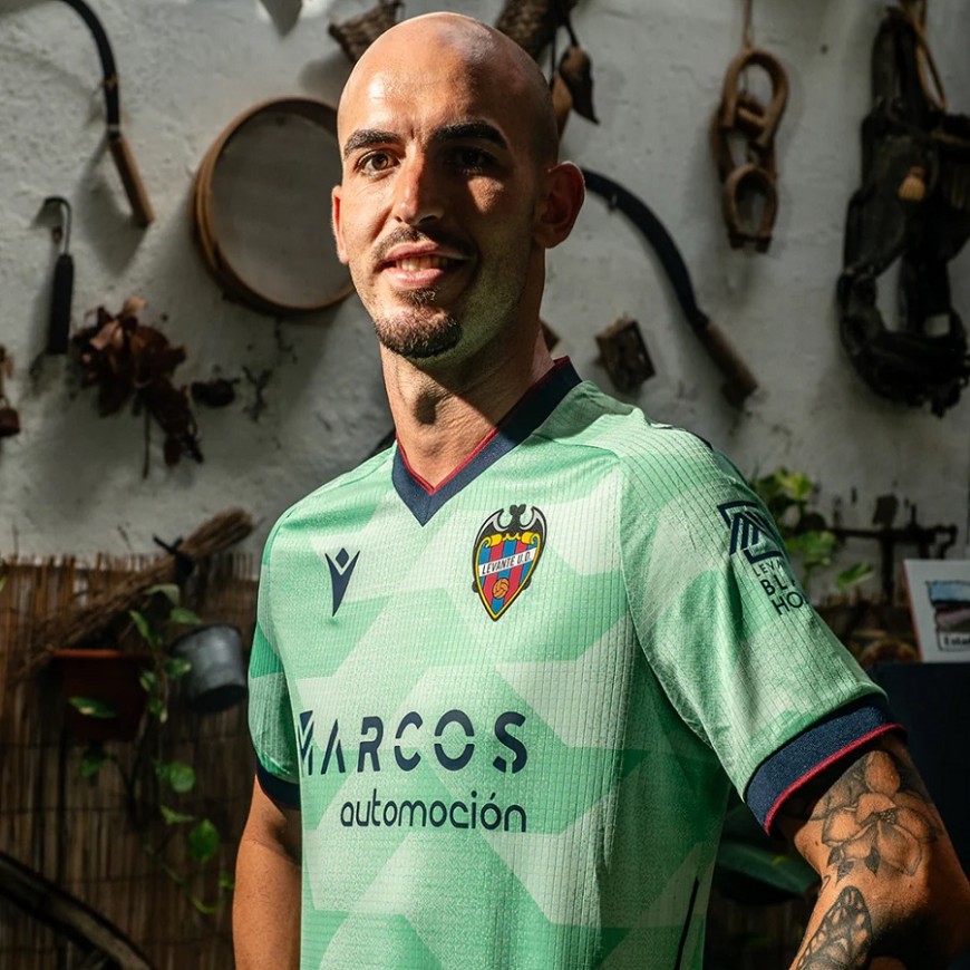 macron - 2025-26 levante home shirt