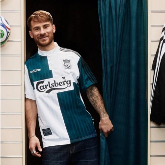 adidas - 1995-96 liverpool fc away reissue shirt