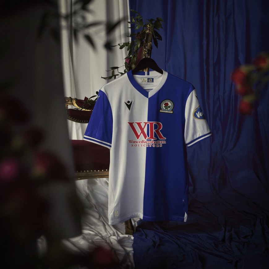 macron - 2025-26 blackburn home shirt