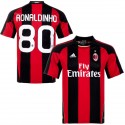 adidas - 2010-11 milan home shirt ronaldinho 80 (M) 9/10