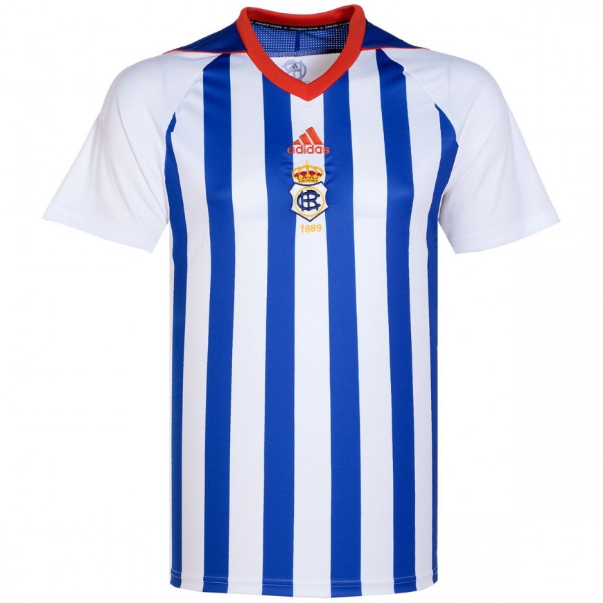 ADIDAS - 2020-21 RECREATIVO HUELVA HOME SHIRT (L)