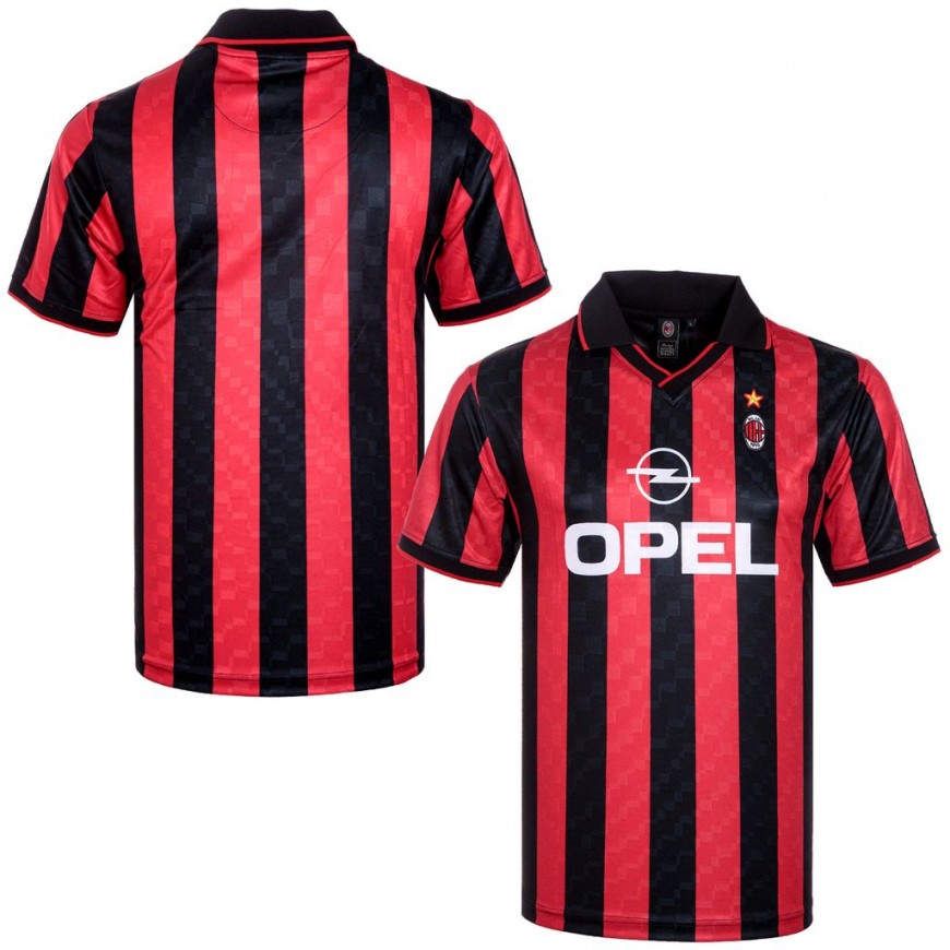 copa - 1995-96 ac milan home shirt