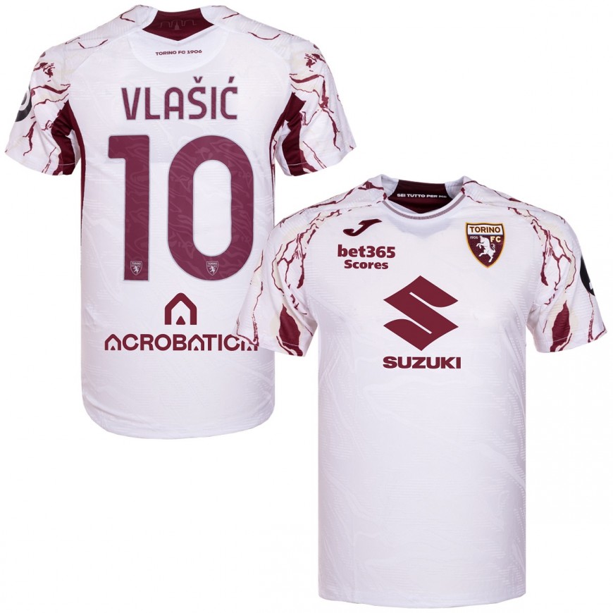 joma - 2025-26 torino away shirt vlasic 10