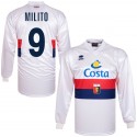 errea - 2005-06 genoa away l/s shirt milito 9