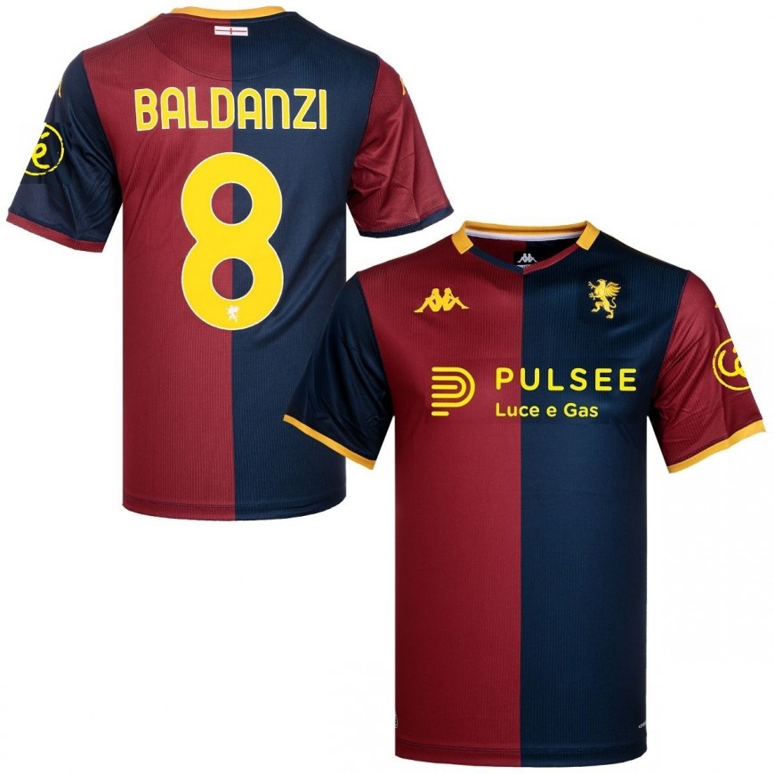 kappa - 2025-26 Genoa home shirt baldanzi 8