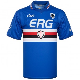 asics - 2003-04 sampdoria home shirt