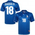 nike - 1998 italy home shirt r.baggio 18