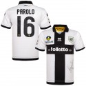 2012-13 Parma home shirt Parolo 16 signed