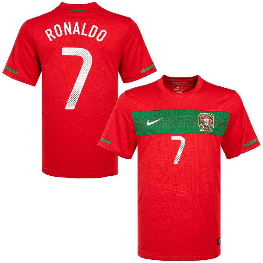 adidas - 2010-11 portugal home shirt ronaldo 7