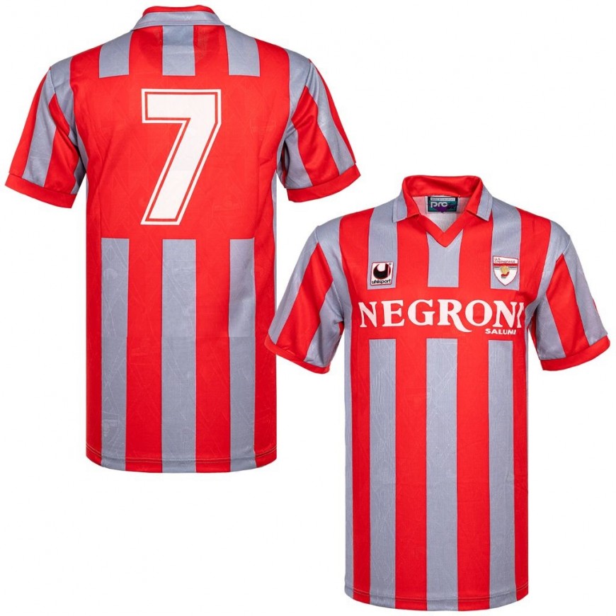 uhlsport - 1995-96 cremonese home shirt 7 (giandebiaggi)