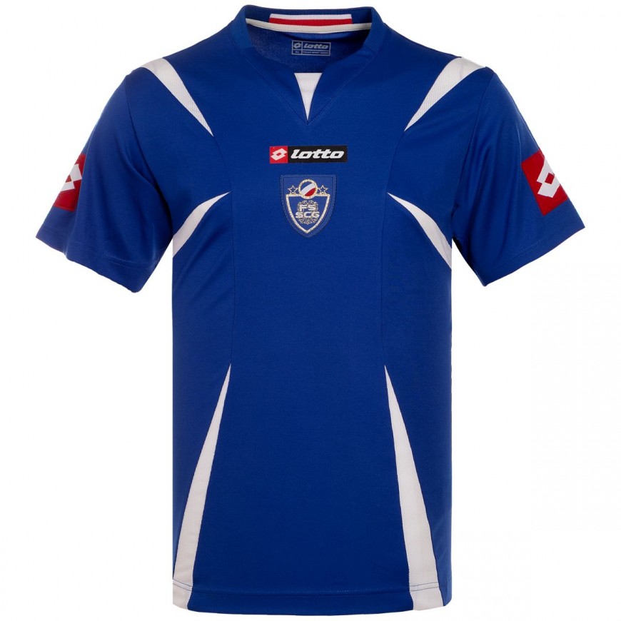 lotto . 2006-08 serbia montenegro home shirt