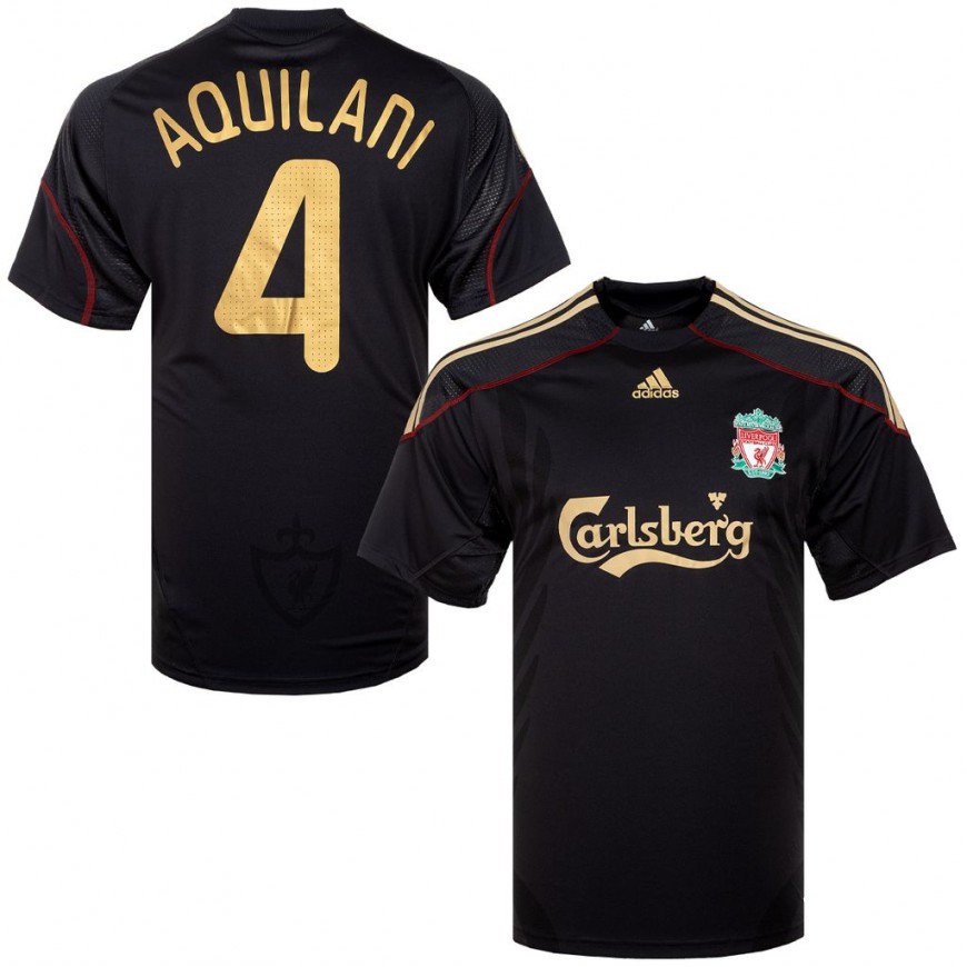 adidas - 2009-10 liverpool fc away shirt aquilani 4