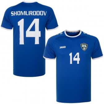 2023-24 uzbekistan home shirt shomurodov 14