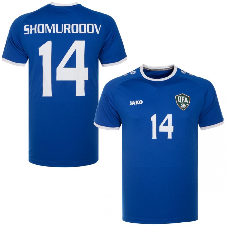 2023-24 uzbekistan home shirt shomurodov 14