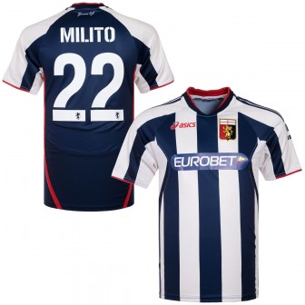 asics - 2008-09 genoa third l/s shirt milito 22