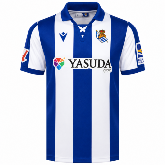 macron - 2024-25 real sociedad home shirt