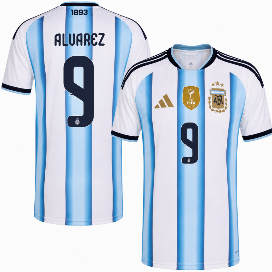 adidas - 2026-27 argentina Home Shirt alvarez 9