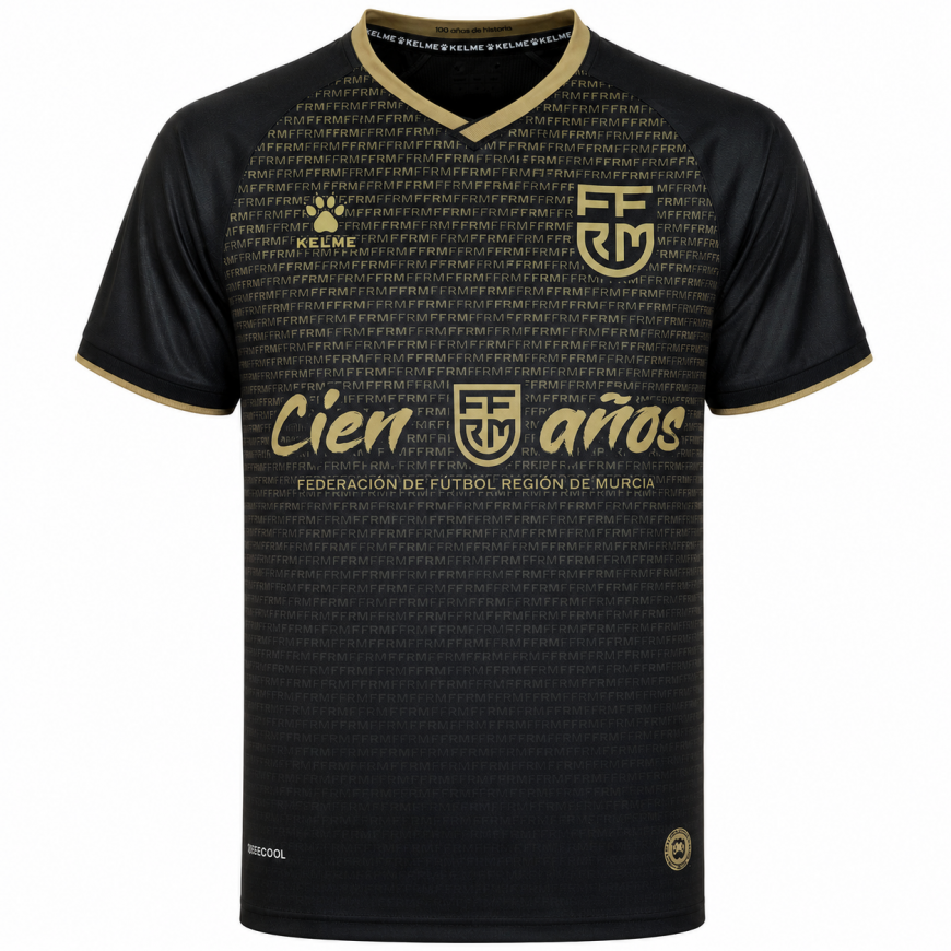 Federación de Fútbol de la Región de Murcia centenary shirt