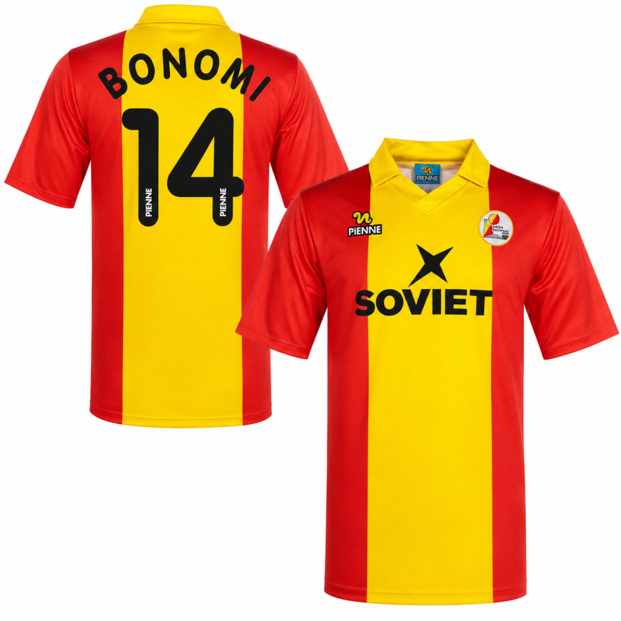pienne - 1993-94 timisoara home reissue shirt Bonomi 14
