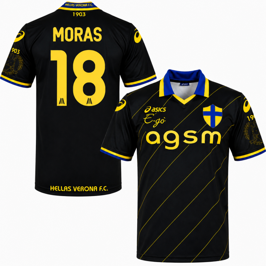 asics - 2012-13 hellas verona third shirt moras 18