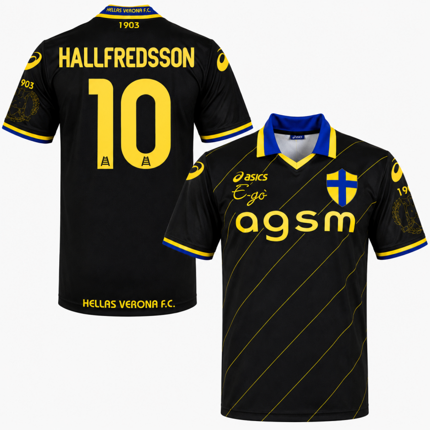 asics - 2012-13 hellas verona third shirt hallfredsson 10