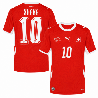 puma - 2026-27 switzerland home shirt xhaka 10