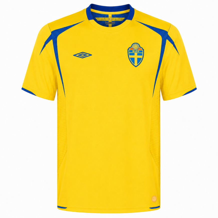 umbro - 2006-08 sweden home shirt