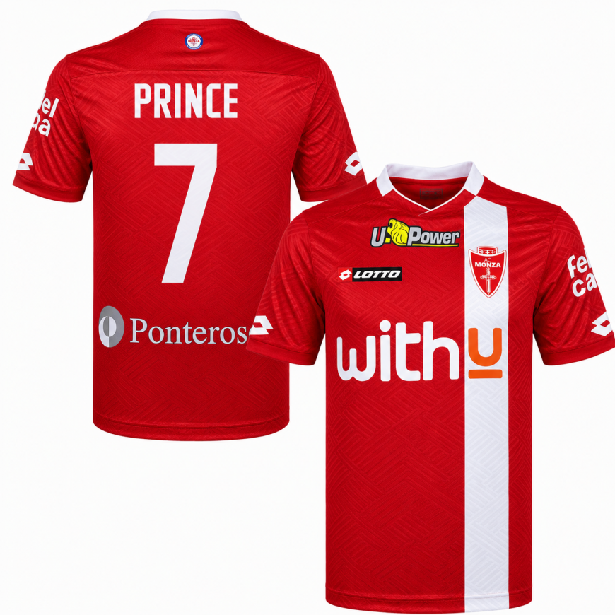 lotto - 2020-21 ac monza home shirt prince 7