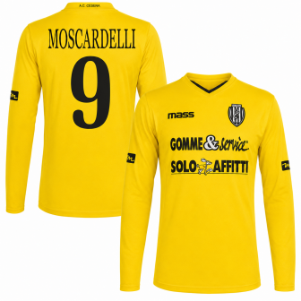 mass - 2007-08 Cesena away l/s shirt moscardelli 9
