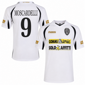 mass - 2007-08 Cesena home shirt moscardelli 9