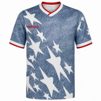 adidas - 1994 USA reissue denim graphic shirt