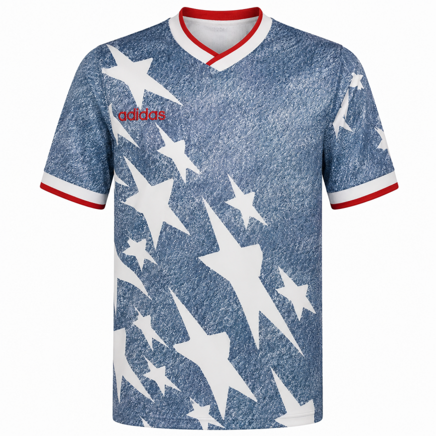 adidas - 1994 USA reissue denim graphic shirt