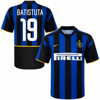 nike - 2002-03 inter home shirt batistuta 19