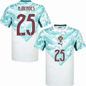 puma - 2026-27 portugal away shirt n.mendes 25