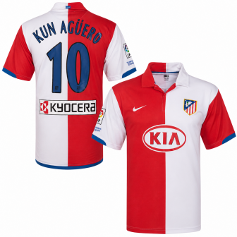2006-07 Atletico Madrid Home Shirt Kun Aguero 10