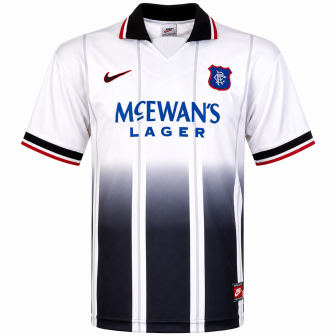 nike - 1997-98 rangers fc away shirt