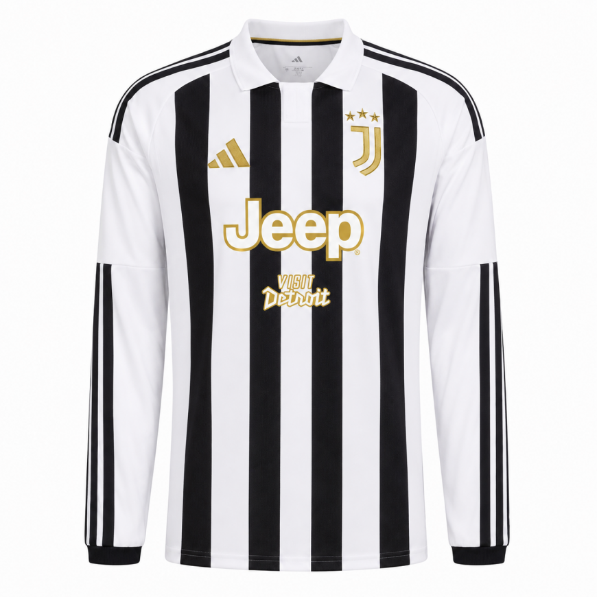 adidas - 2026-27 juventus fc home l/s shirt
