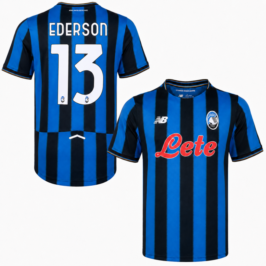 new balance - 2025-26 atalanta home shirt ederson 13