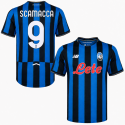 new balance - 2025-26 atalanta home shirt scamacca 9