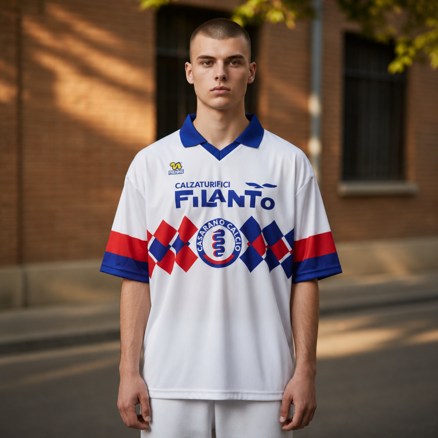 pienne - 1993-94 casarano away reissue shirt