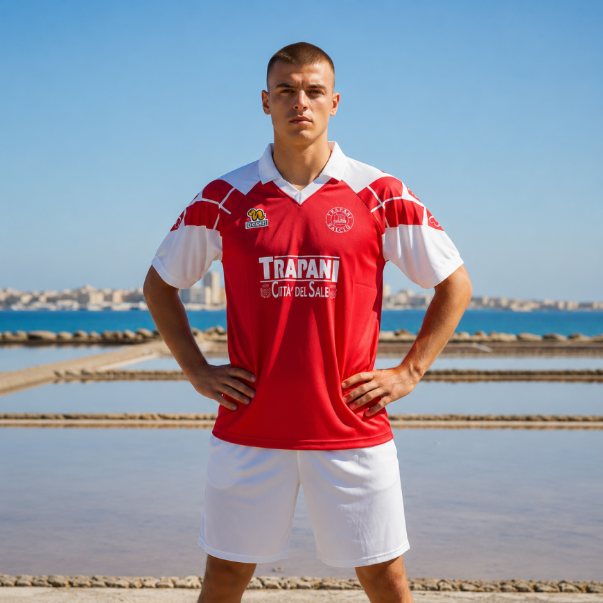 pienne - 1992-93 trapani home reissue shirt