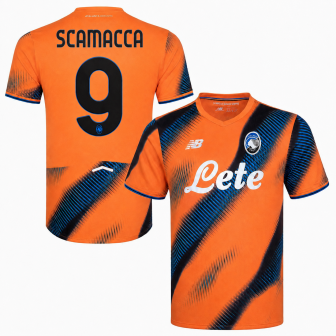 new balance - 2025-26 atalanta third shirt scamacca 9