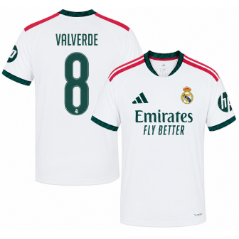 2026-27 real madrid home shirt valverde 8