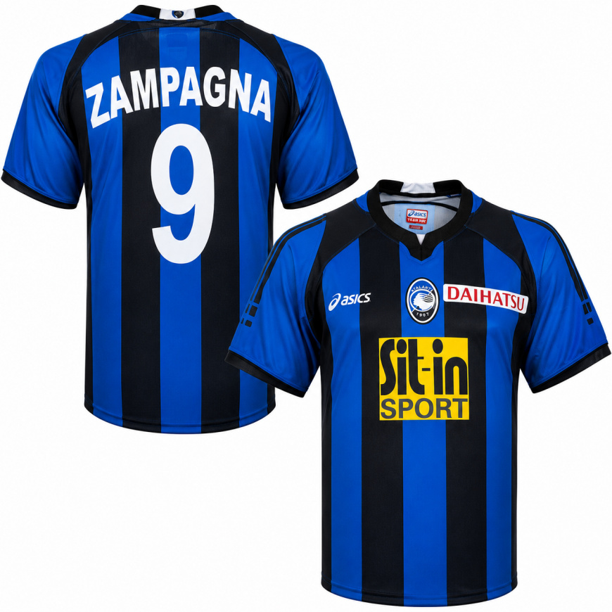 asics - 2006-07 atalanta home shirt zampagna 9